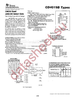 CD4019BM datasheet  